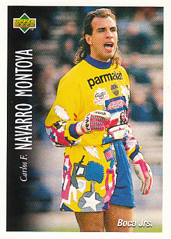 Carlos Fernando Navarro Montoya Boca Juniors 1995 Upper Deck Futbol Argentina #1
